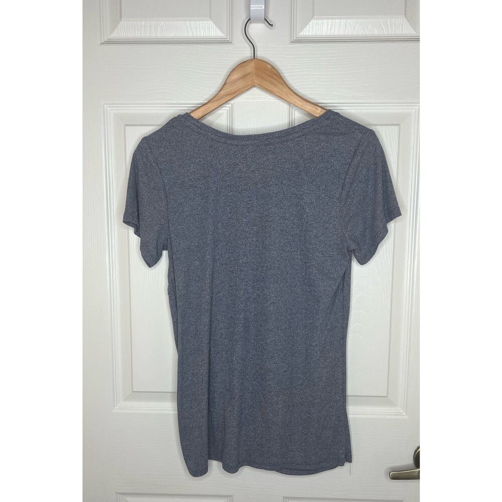 Green Tea Women's Comfortable Ribbed Short Sleeve T-Shirt Shirt Top Size Small S - Picture 6 of 7